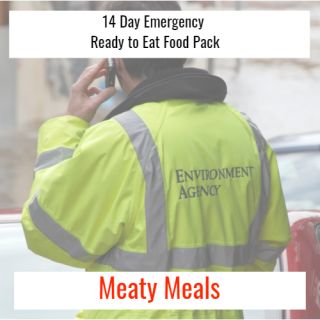 14 Day Ready to Eat  Emergency Food Pack Meaty